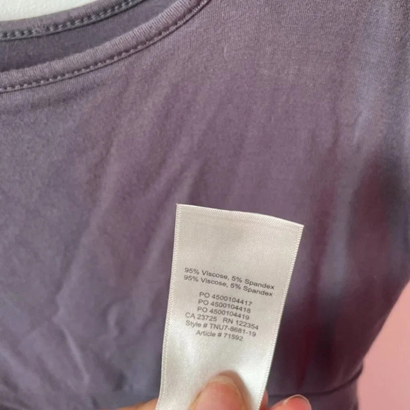 Aritzia Wilfred Free Assonance Tank Midi Dress Grey Blue Size Small - Picture 7 of 7